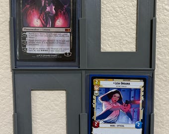 3D Printed TCG Top Loader Wall Display Playing Card holders