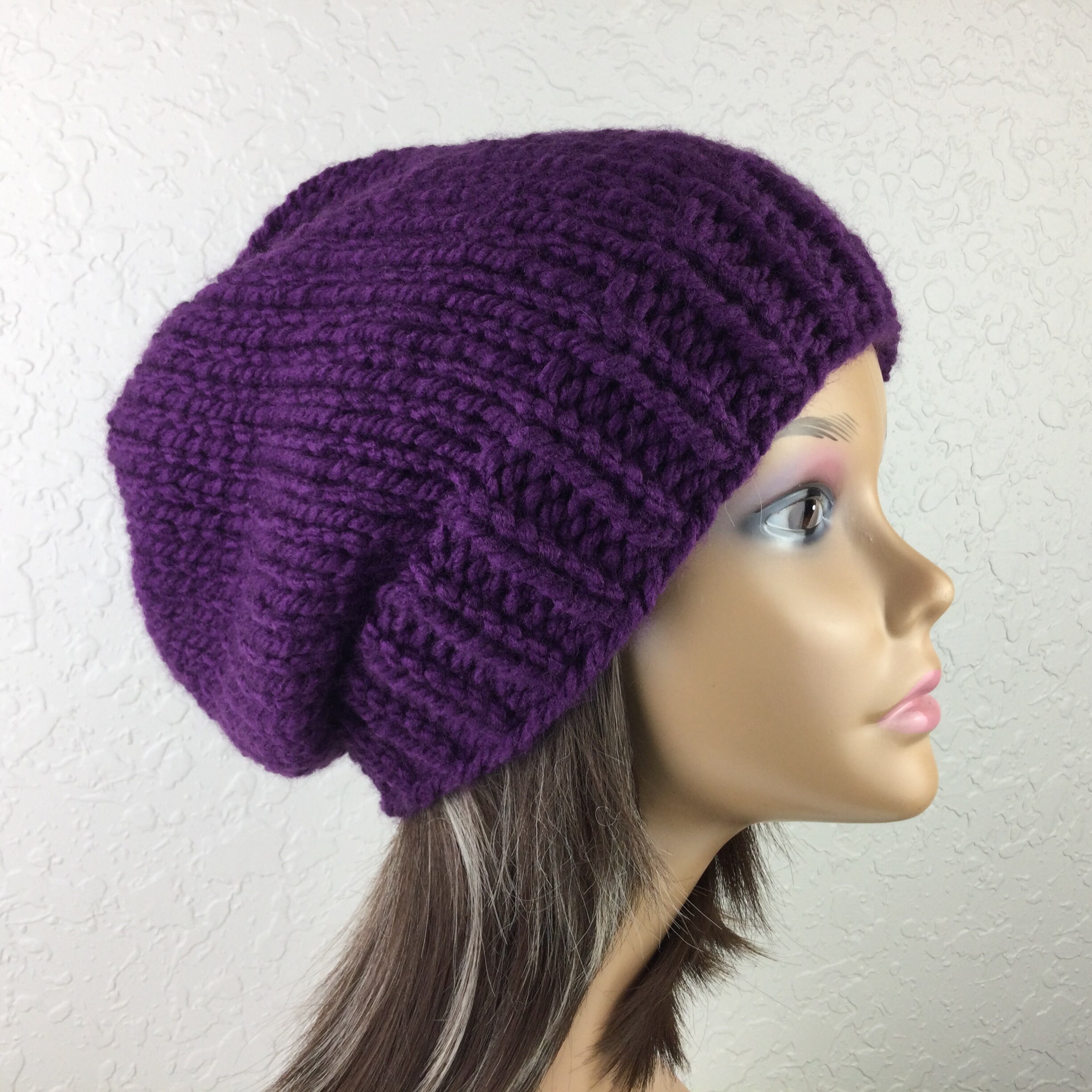 4 Pack Knit Chunky Slouchy Beanies Hats for Women Winter Warm Elastic Acrylic Yirtree Slouchy Beanie Winter Hat for Women - Slouch  main image 2
