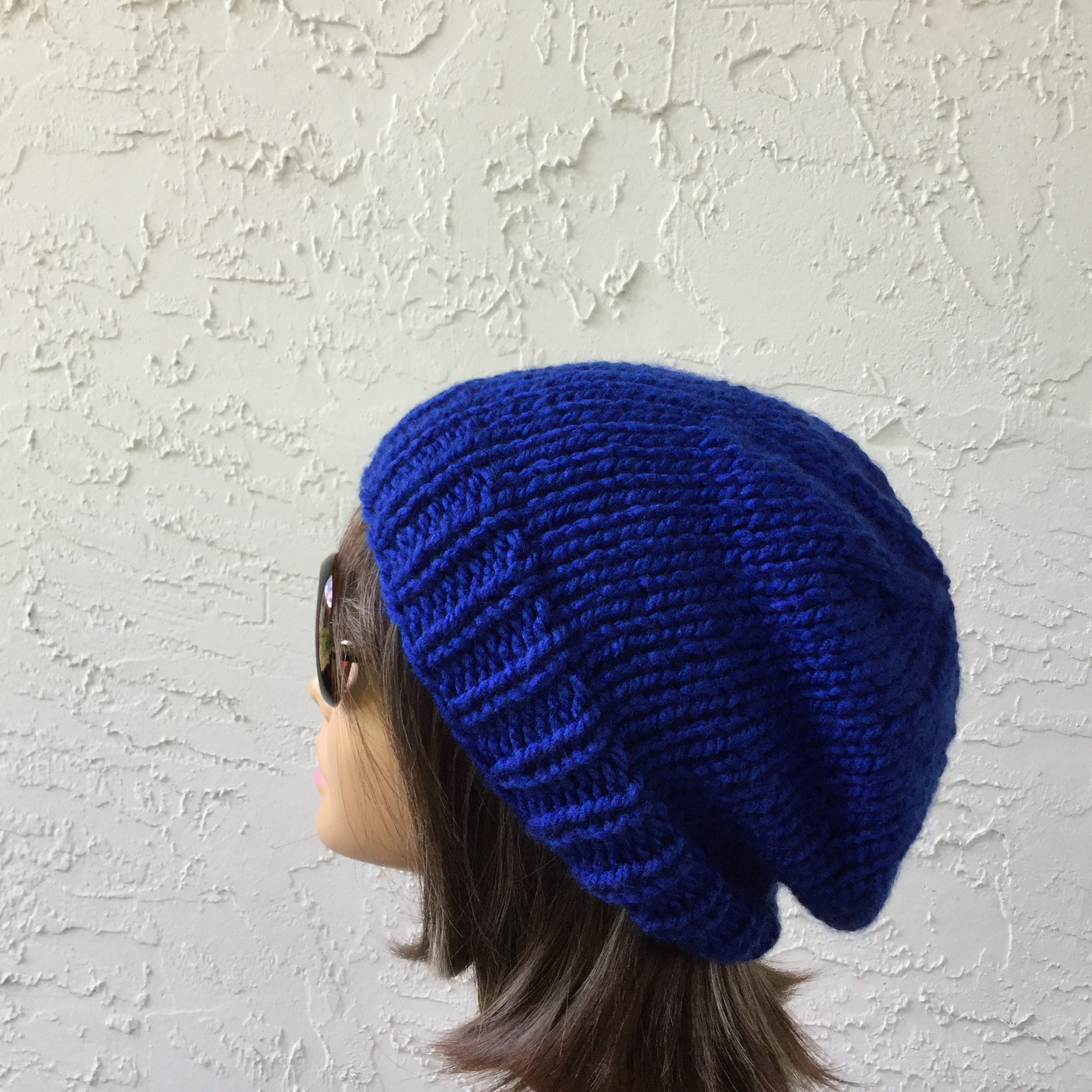 royal blue knit hat