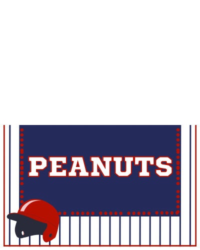 Baseball Party Food Place Cards Digital File Fully Editable My Rookie ...