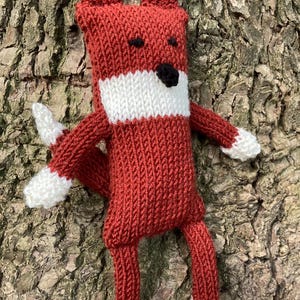Easy Knit Fox Toy Pattern: Woodland Animal Knitting (PDF Pattern)