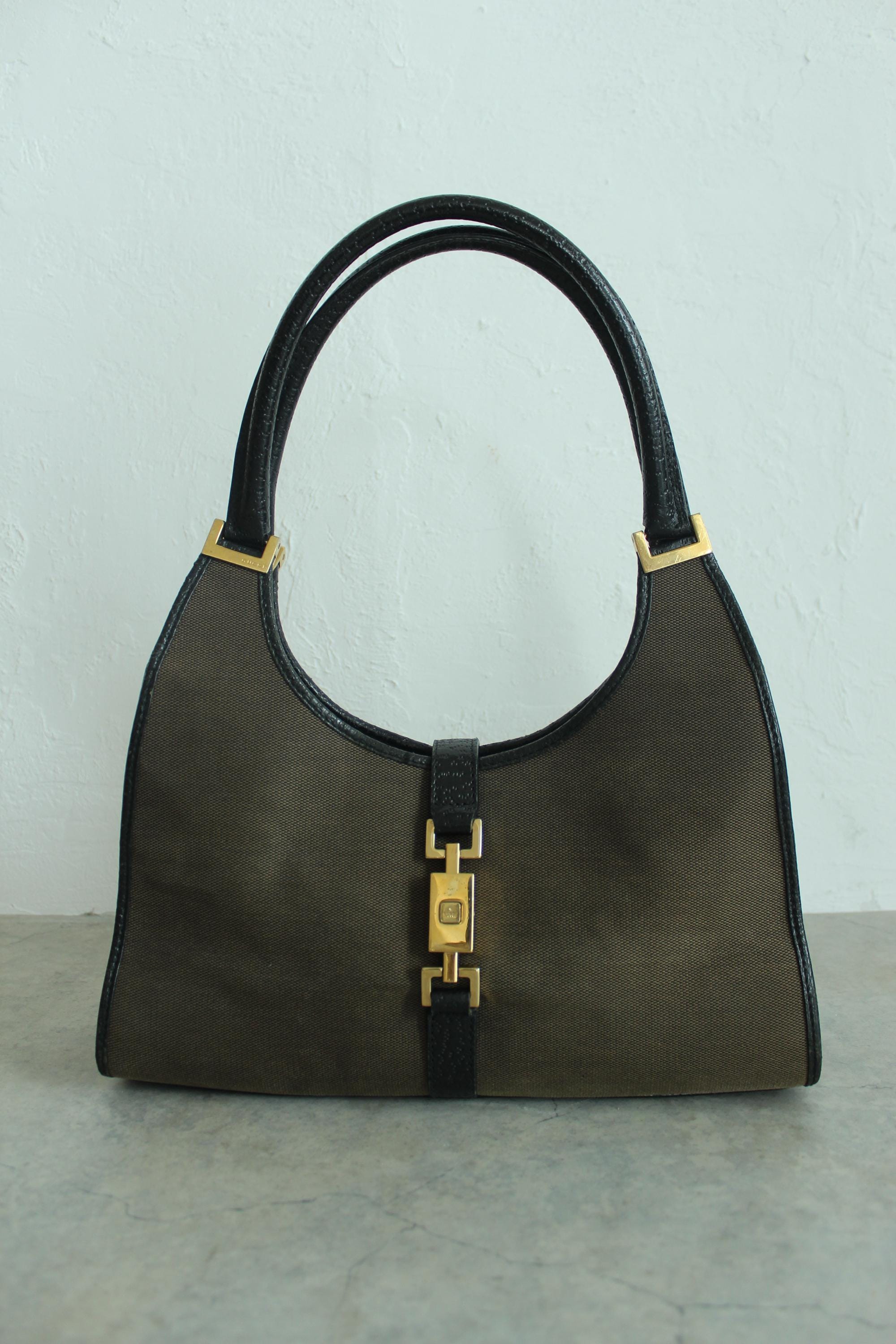 バッグ 90s archive grunge old GUCCI Boston y2k 1970s Gucci GG Monogram Boston Bag* | Mercy Vintage