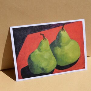 Birnen Kunstdruck A5 | Wandkunst