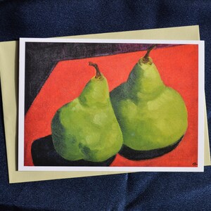 Birnen Postkarte