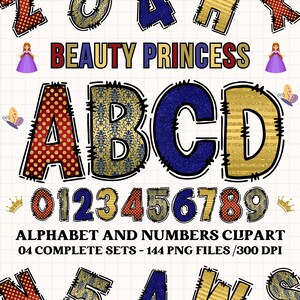 Princess Alphabet Clipart 300dpi Transparent PNG. Princess Clipart Png ...