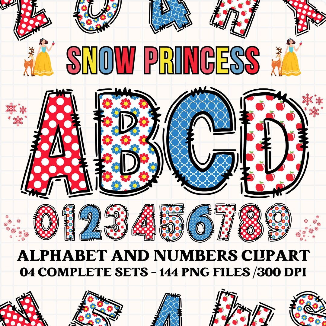 Princess Alphabet Clipart 300dpi Transparent PNG. Princess Clipart Png ...