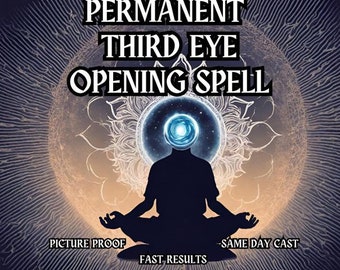 Sort d'ouverture du troisième œil pour l'activation des capacités psychiques du troisième œil Sort d'ouverture du troisième œil pour devenir un médium Effet rapide le jour même