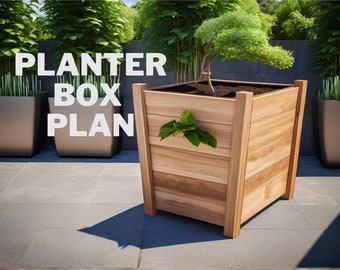 DIY outdoor planter box plan, Flower box,woodworking plans,Diy plans planters , planter plans,Garden planter, pdf file instant- Download