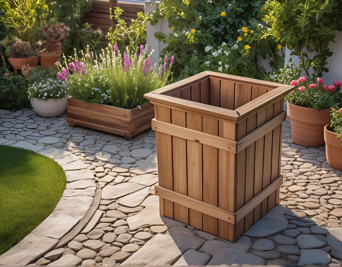 Planter Box In Building DIY Outdoor Garden Planter Box Build Plan, Garden Planter Box Plans ...