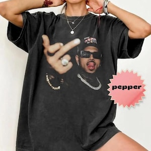 Comfort Colors® Chris Brown Middle Finger Shirt, Chris Brown Concert 2025 Shirt, Chris Brown Breezy Bowl XX Graphic Tee,Music Y2k TShirt