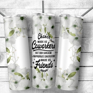Coworker Tumbler Sublimation Design: 30oz Skinny Tumbler PNG (Digital Download)