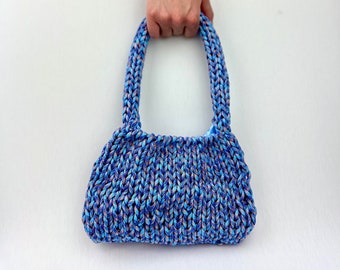 Light blue paracord shoulder bag