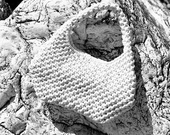 maxi bag in white rope