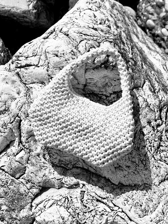 maxi bag in white rope