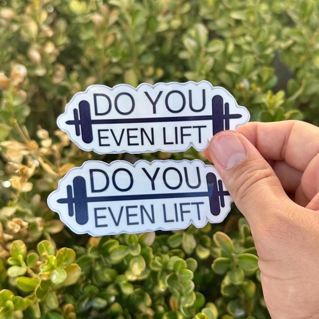 Do You Even Lift? Vinyl Stickers(pack of 2) - Etsy