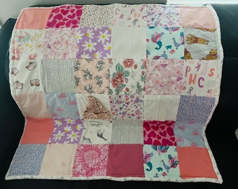 Baby keepsake blanket