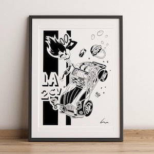 Automobile Posters & Posters | Citroën 2CV