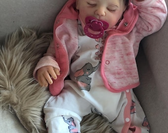 Bebé Reborn Viviana, una nueva muñeca de artista hecha a mano, pieza única