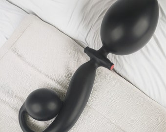 Inflatable Butt Plug,Liquid Silicone,Anal Expander,Anal Expander for Men and Women,Anal Expansion Balloon