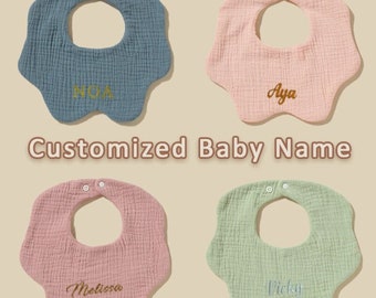 Personalized Embroidery Bib, Custom baby bib, Personalized Bib, Embroidery Baby Gift, Personalized Baby Gift