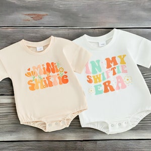 Mini Swift One Piece, Swift Baby Romper, Swift Baby Gift, Baby Girl Clothes, Mother's Day Outfit Bubble Romper, In My Swiftie Era image 2