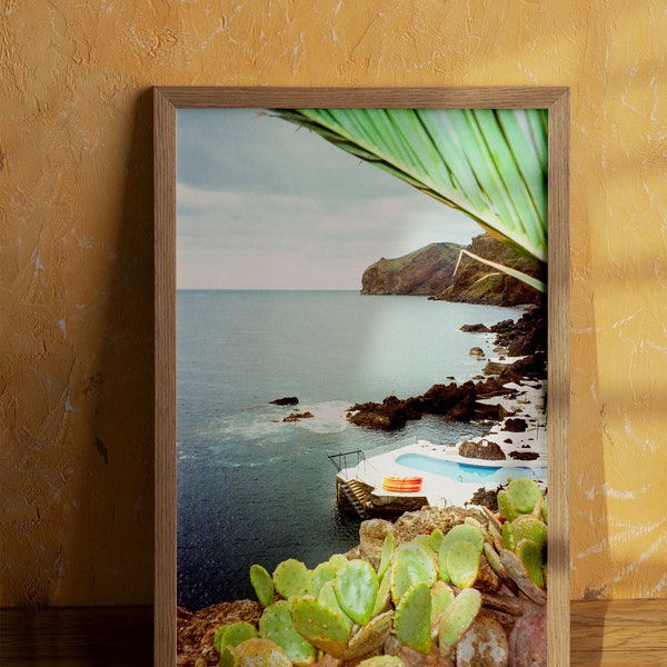 Seascape with Pool Madeira on 35mm film