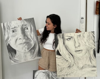 Graphite Pencil Portrait Drawings