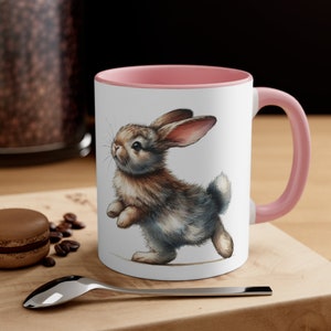 Cute Bunny Rabbit Coffee Mug