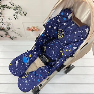 Stroller Liner for Ultimate Comfort . Universal Stroller Cushion . 100% Cotton Stroller Liner