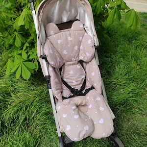 Forro universal para cochecito, Acolchado para cochecito de bebé, Almohadilla para cochecito, Accesorios para cochecito, Forro para cochecito, Accesorios para cochecito
