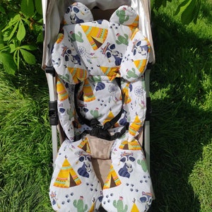 Cotton Stroller Liner: Universal Baby Stroller Padding