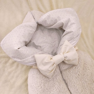 Cuerno de bebé. Saco de dormir para recién nacido. Manta 2 en 1. Saco banderín para bebé. Envoltorio para bebé. Estilo bebé escandinavo Accesorios neutros para bebés