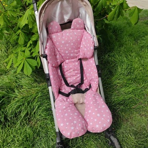 Universal Cotton Stroller Liner: Breathable Baby Padding