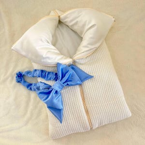 Saco de dormir para recién nacidos. Manta 2 en 1. Saco de dormir para bebé. Pañuelo para envolver al bebé. Estilo escandinavo para bebés. Accesorios para bebé neutros