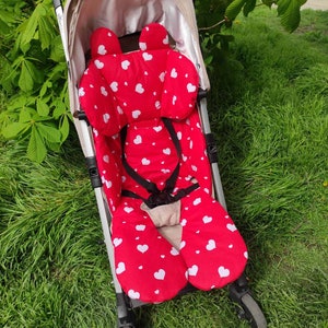 Universal Cotton Stroller Liner: Breathable Baby Padding (39x23 inch)
