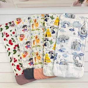 Universal Stroller Liner – 100% Cotton with Soft Padding & Harness Openings