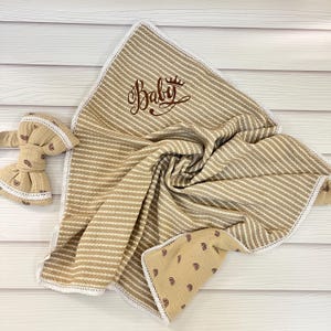 Personalisierte Babydecke: Personalisiertes Musselin Swaddle