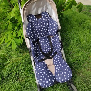 Universal Cotton Stroller Liner: Breathable Baby Padding (39x23 inch)