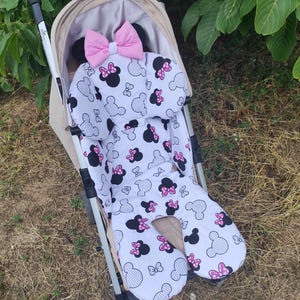 Universal Stroller Liner: Breathable Cotton Pram Pad (39x23 inch)