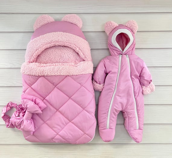 真冬用❄️☃️ベビー寝袋+ジャンプスーツ 真冬用❄️☃️ベビー寝袋+ジャンプスーツ