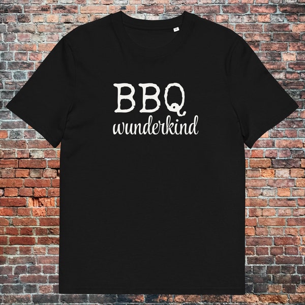 BBQ Wunderkind Funny Grilling Man Cave Dad Joke Unisex organic cotton t-shirt