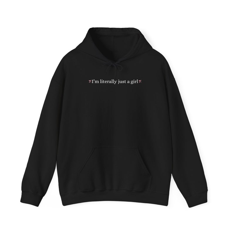 Im Literally Just a Girl Coquette Ribbon Hoodie image 7