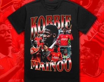 Bootleg Vintage 90s Style Kobbie Mainoo T-Shirt Manchester United