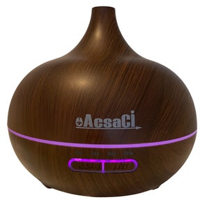 AddAcsaCI RELAX 1 Essential Oil Aromatherapy,Ultrasonic Aroma Diffuser&Humidifier with 7 colours for Home, Office, Massage Room, Meditation