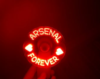 ARSENAL Forever, USB Fan with Li-Ion Battery,  PERFECT Souvenir & Gift