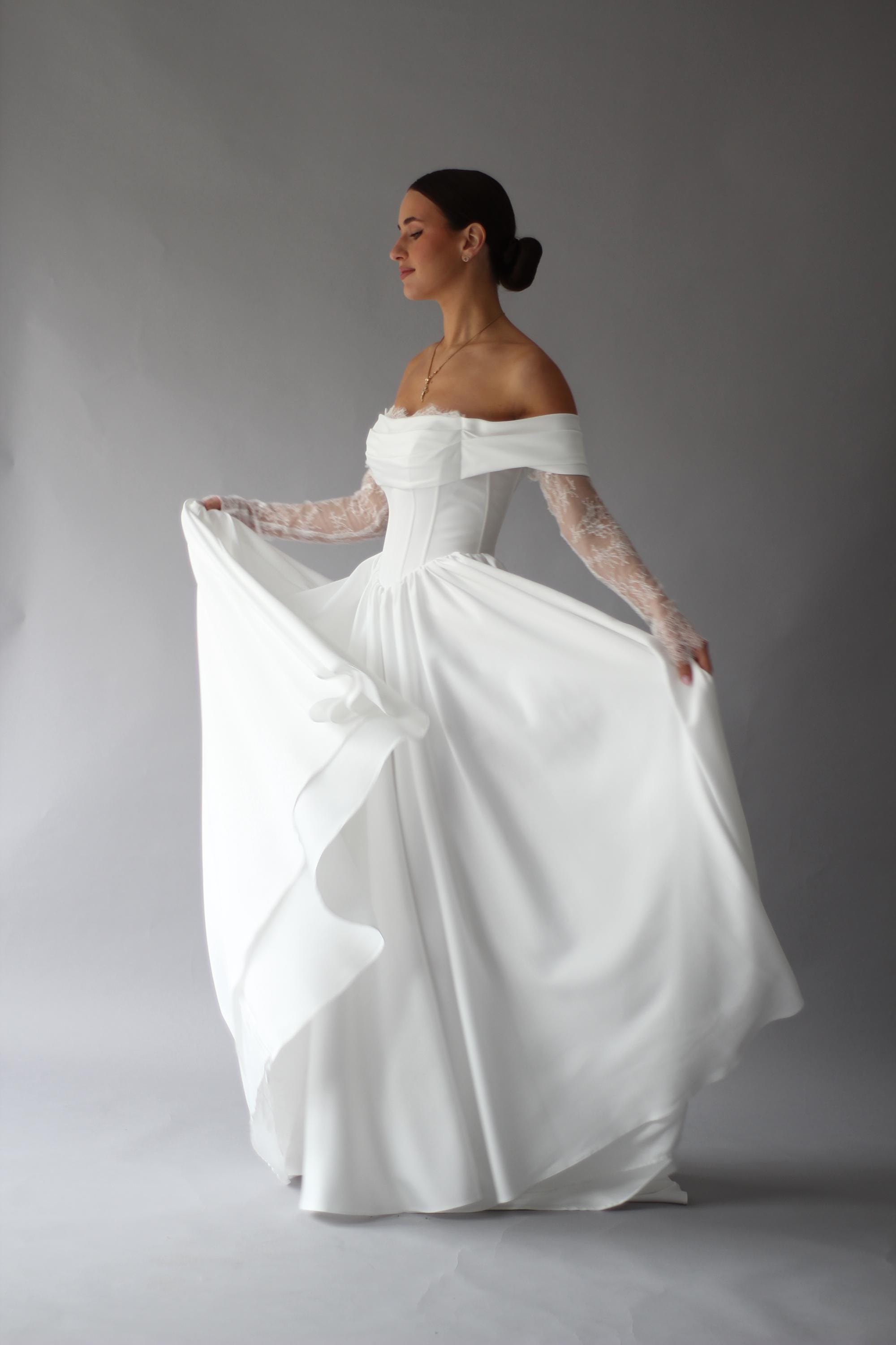 modest corset wedding dresses Minimalist Wedding Dress, off Shoulder Wedding Dress, Modest Wedding Dress, Corset Wedding Dress, Simple Wedding Dress, Casual Wedding Dress