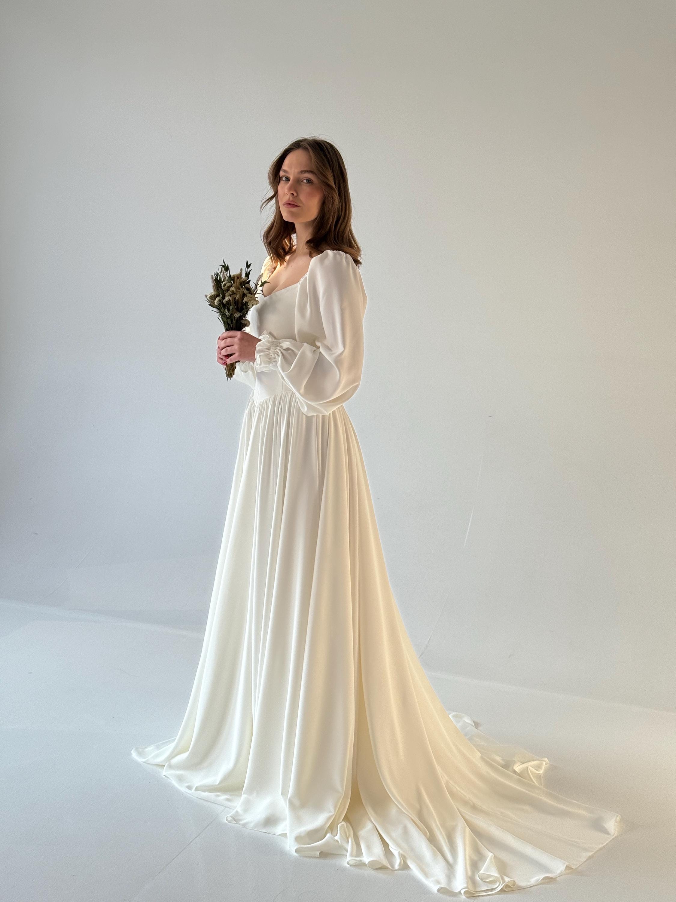 Convertible Off Shoulder Chiffon Maternity Gown