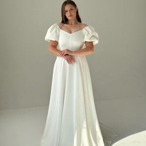 Fairycore Corset A-Line Wedding Dress: Off-Shoulder Sleeves image 15