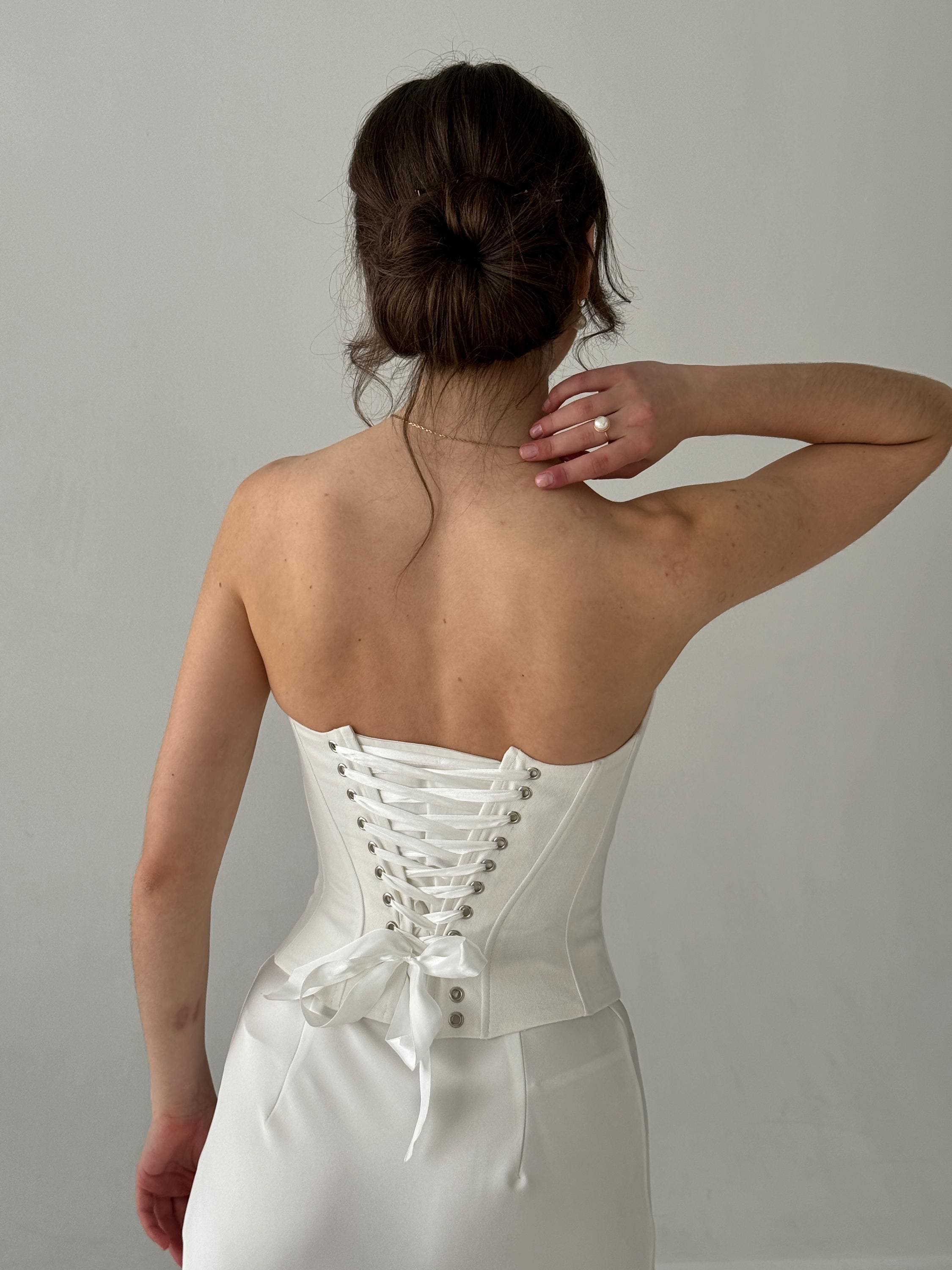 Robe de mariée Palais de justice courte élégante