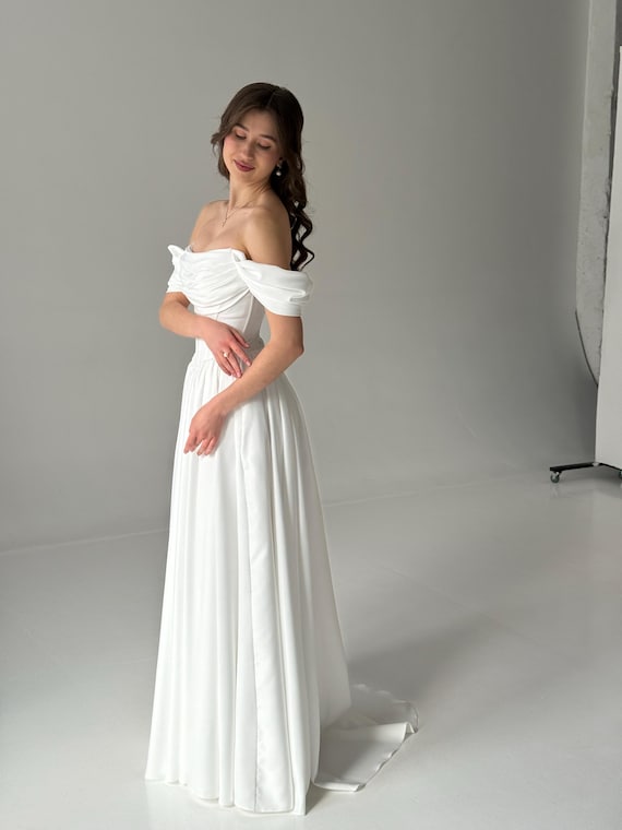 modest fairy dress Fairy Long Modest Light Blue Bridesmaid Dresses – TANYA BRIDAL
